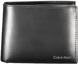 Calvin Klein Duży Portfel Męski Ck Smooth Trifold 10Cc W/Coi K50K512078 Czarny