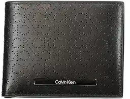 Calvin Klein Duży Portfel Męski Modern Bar Bifold 6Cc W/Bill K50K511834 Czarny