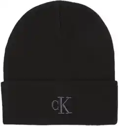 Calvin Klein Jeans czapka z domieszką wełny kolor czarny K50K512461