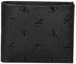 Calvin Klein Jeans Duży Portfel Męski Monogram Soft Bifold plus Card Aop K50K510438 Czarny