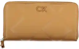 Calvin Klein Portfel damski Re-Lock Quilt Za Wallet Lg K60K610774 Brązowy