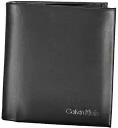 Calvin Klein Portfel męski Ck Concise Trifold 6Cc W/Coin K50K510593 Czarny