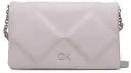 Calvin Klein Torebka Re-Lock Qult Shoulder Bag K60K611021 Fioletowy