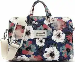 Canvaslife Torba na laptopa Briefcase 15-16 cali Blue Camellia