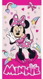 Carbotex Ręcznik kąpielowy dla dzieci Minnie Słodka Myszka 70x140cm