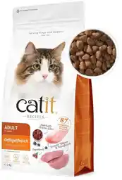 Catit Recipes Adult Drób - 2 kg karma sucha