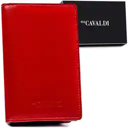 Cavaldi Portfel skórzany 249-GCL RED czerwony