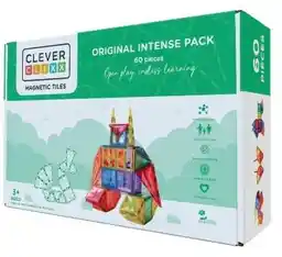 Cleverclixx Klocki magnetyczne Original Intense Pack - 60 el.