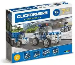 Clicformers Klocki Konstrukcyjne 7W1 - Policja 72el