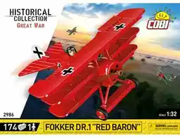 COBI Historical Collection Great War Fokker Dr.1 Red Baron-2986