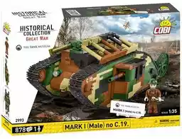 COBI Historical Collection Great War Mark I Male no C.19-2993