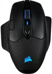 Corsair DARK CORE RGB PRO SE, Wireless FPS/MOBA Gaming Mouse with SLIPSTREAM Technology, Black, Backlit RGB LED, 18000 DPI, Optical, Qi wireless charging certified