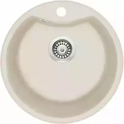Deante FIESTA Solis ZRS 5803 Granitowy Beżowy zlewozmywak okrągły