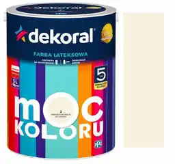 Dekoral Farba lateksowa Moc Koloru Kwitnąca Magnolia 5 l