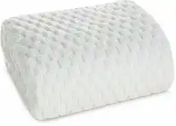 DESIGN 91 Koc CINDY 6 bardzo miękki i miły w dotyku z wytłaczanym wzorem 3D 170x210cm biały