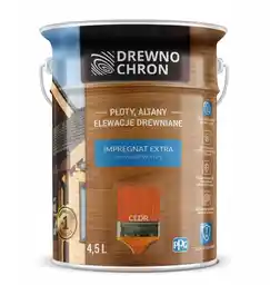 Drewnochron Impregnat Extra Powłokotwórczy Cedr 4,5l