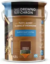 Drewnochron Impregnat Extra Powłokotwórczy Orzech Ciemny 4,5l