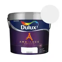 Dulux Farba Ambiance Ceramic Pure White 9L