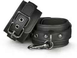 Easytoys Fetish Collection Black Leather Handcuffs