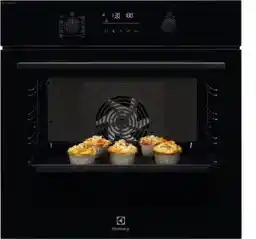 Electrolux 600 SteamBake EOD6F77WZ Termoobieg Termosonda Czarny Piekarnik elektryczny parowy