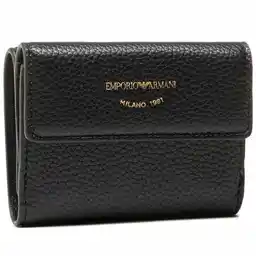 Emporio Armani Mały Portfel Damski Y3H215 YFW9B 80001 Czarny