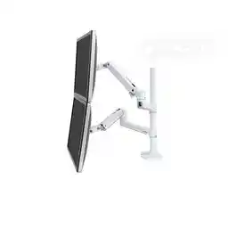 Ergotron LX Dual Stacking Arm biały