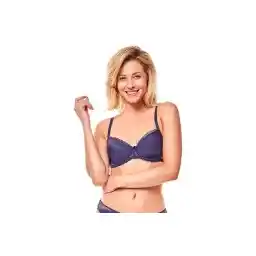 Esotiq Henderson Ladies Kassidy 35590 granatowy biustonosz push-up