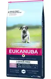 Eukanuba Grain Free Puppy Large Breed, z łososiem - 12 kg