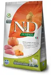 Farmina N&D Pumpkin Grain Free canine BOAR AND APPLE ADULT MEDIUM & MAXI 12kg