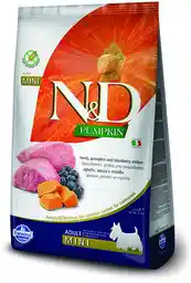 Farmina N&D Pumpkin Grain Free canine LAMB & BLUEBERRY ADULT MINI 7kg