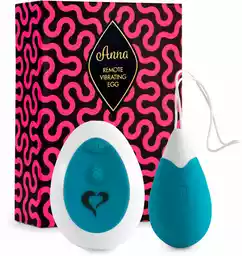 Feelztoys Anna Vibrating Egg Remote Deep Green