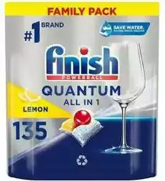 Finish Kapsułki do Zmywarki Quantum All-in-1 135 sztuk Lemon Cytryna