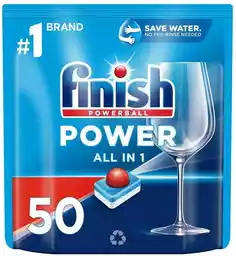 Finish Power All in 1 tabletki do zmywarki Fresh 50szt