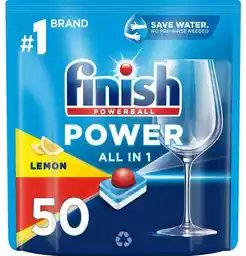 Finish Power All in 1 tabletki do zmywarki Lemon 50szt