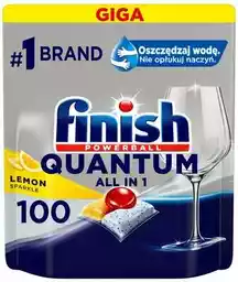 Finish Quantum All in 1 Tabletki do Zmywarki Lemon 100 szt