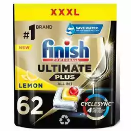 Finish Ultimate Plus Kapsułki do zmywarki 62 Lemon