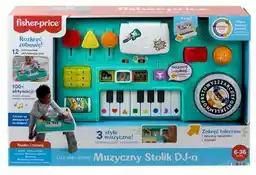 FISHER PRICE Ucz się i śmiej Muzyczny Stolik DJ-a HRB65