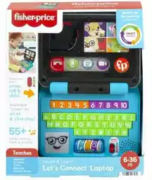 FISHER PRICE Zabawka laptop edukacyjny Ucz się i śmiej! Porozmawiajmy HHX33