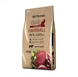 Fitmin Cat Purity Hairball - sucha karma dla kota - 10 kg