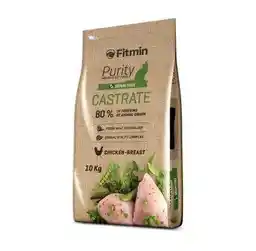 Fitmin Karma dla kotów Cat Purity Grain Free Castrate kurczak indyk wieprzowina 10 kg sucha