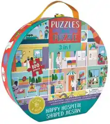 Floss & Rock Szczęśliwy Szpital Puzzle w Pudełku 100 elementów