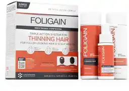 Foligain Zestaw Stymulacja Wzrostu Włosów Pielęgnacja Trioxidil dla Mężczyzn