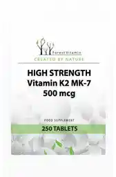 Forest Vitamin High Strenght Vitamin K2 MK-7 500ug 250tabs