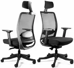 Fotel ergonomiczny ANGGUN bl418 czarny Unique