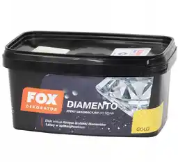 FOX FARBA dekoracyjna DIAMENTO GOLD kolor 0006 1L