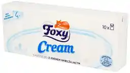 Foxy Chusteczki z kremem nawilżającym 10szt