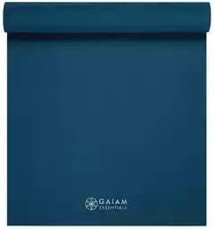 Gaiam Mata Do Jogi 6 mm Z Paskiem Navy Essentials 63314