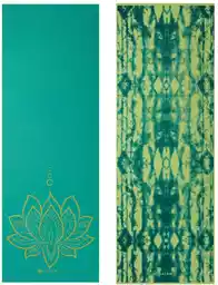 Gaiam Mata Do Jogi Dwustronna Turquoise Lotus 6 mm 62344