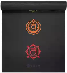 Gaiam Mata Do Jogi Premium Black Chakra 6mm 62610