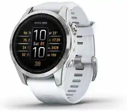 Garmin epix Pro 42mm GPS Biały Smartwatch 010-02802-01